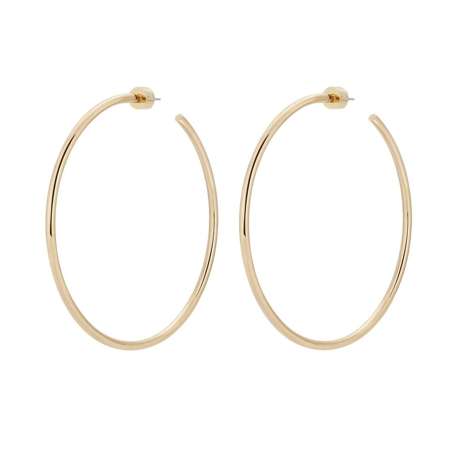 New Eklexic Womens 25 Ultimate Hoops In Gold 73$